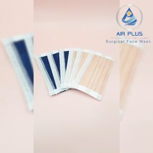 AIR PLUS SOFT : COPPER ION MASK 1 กล่อง / 20ชิ้น รุ่นใหม่แถบคล้องหูกว้าง "ไม่เจ็บหู" มีอย.VFE BFE PFE 99%