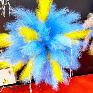 100PCS Fluffy Pampas Grass Boho Decor Flower Fake Plant Reed Simulated Wedding Party Home Decoration Artificial Flowers