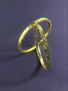 FANSIRUI | Shiny Solid Bicolour Gold Over Silver Bracelet