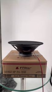 FT Star HP-PA-1550 15-inch 2000-watt subwoofer with 8-ohm impedance professional hi-fi speaker for home audio systems.