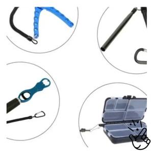 1/2pcs Tactical Spring Rope Buckle Carabiner Outdoor Hiking Camping Anti-lost Key Chain Backpack Spring Strap Fishing Rope