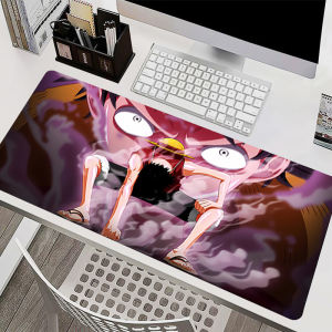 Bandai | Black and white anime Mouse Pad Large Game XL Keyboard Desk MouseMat Gaming Carpet Notbook O-One Pieces L-Luffy Mousepad For LOL