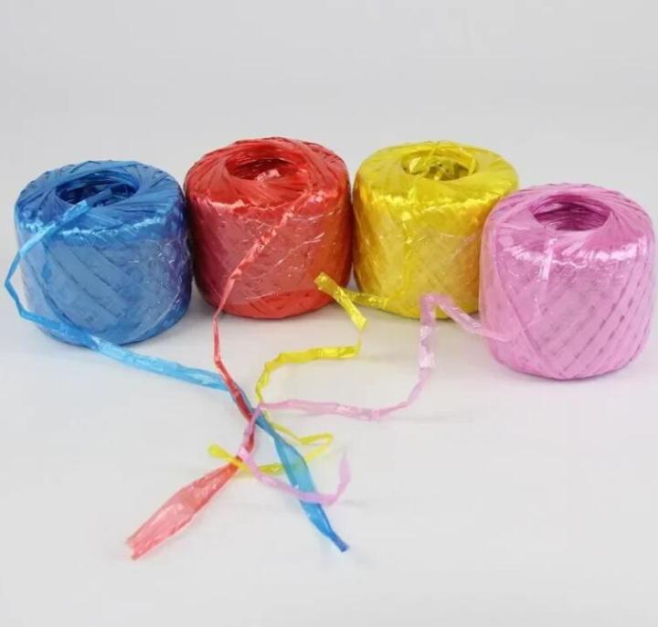 80M Twine Plastic Twine Straw Rope Packaging Gift Decoration