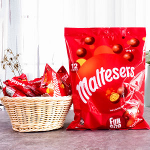 Maltesers Australia Heart-Shaped Chocolate Bar Gift Pack 144g Individually Wrapped Independent Small Bags Delicious Snack