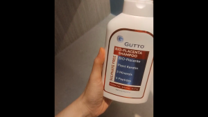 Gutto Bio-Placenta Shampoo (400ml) - Hair Growth Shampoo - Scalp Health Restoration - Balding Hair Regrowth - Minerals and Peptides