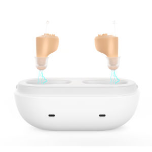 Máy Khuếch Đại Âm Thanh Không Dây Mini Có Thể Sạc Lại Máy Trợ Thính Vô Hình Dành Cho Người Già Bị Điếc - Thiết Bị Trợ Thính Di Động Có Chức Năng Khử Tiếng Ồn