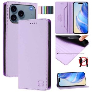 Magnetic Flip Wallet Phone Case For iPhone 18 Pro Max 17 air 16 plus 15 14 RFID Blocking Premium PU Leather Card Holder Kickstand Shockproof Protective Cover