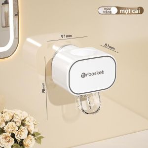 MONLEYTA | Giá đỡ kẹo đánh răng treo tường tự động bơm kẹo đánh răng cho trẻ em đồ dùng tiện dụng