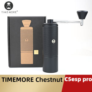 Timemore | TIMEMORE Chestnut C5ESP PRO Portable Manual Coffee Grinder Foldab Handle Design S2C 42mm Burr Inside Higher Grinding Efficiency