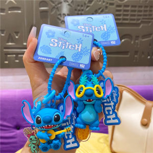 Disney Lilo And Stitch Pineapple Keychain Pendant Student Best Friend Gift Keyring Decoration Creative Cultural Gift