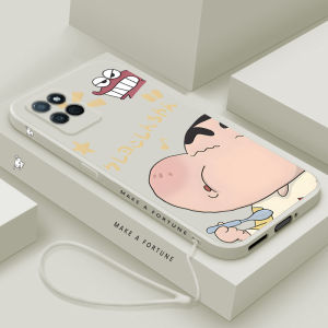 Liquid Silicone Soft Shell Case for Realme True Me V11s V15 V13 V5 5G Full Lens Protection Anti-Fall Fashion Cartoon Design