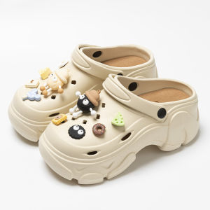 Womens Clog Shoes Arch Support Thick Bottom Fashionable Head Cover Slippers Summer New Style Comfortable Home Outdoor Sandals