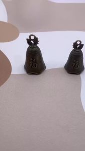 Vintage Zinc Alloy Feng Shui Blessing Wind Chime Hanging Bell Antique Decor Car Interior Front Door Balcony Garden Decoration