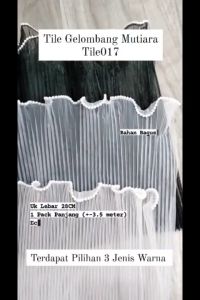 1 Pack Kain Tile Gelombang Mutiara - Pembungkus Buket Bunga Flower Wrapping Paper TILE017