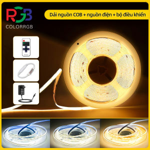 dải đèn led trang trí nội thất đèn led trang trí led hắt trần 24v COB Dải đèn linh hoạt LED 320LEDs/m