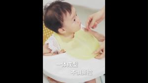 WONDER Celemek makan bayi waterproof bahan silikon BPA Free | Celemek makan anak | Bib Bayi silikon