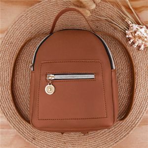 Ba Lô Thời Trang Dành Cho Nữ Tuổi Teen Túi Đeo Vai Có Khóa Kéo Nhỏ Dung Lượng Cao Dành Cho Nữ Ba Lô Đi Học Mini Giải Trí Có Tay Cầm Mềm