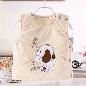 เสื้อกั๊กเด็กสำหรับฤดูใบไม้ร่วงและฤดูหนาวเสื้อกั๊กผ้าฝ้ายแท้ให้ความอบอุ่นสำหรับเด็กเสื้อกั๊กสำหรับทารกฤดูใบไม้ผลิเสื้อกั๊กกันหนาวสำหรับเด็กแรกเกิดผู้ชาย