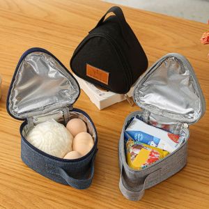 LINSBAYWU Mini Triangular Insulation Bag Portable Durable Thermal Cooler Lunch Tote High Quality Aluminum Foil Lunch Box
