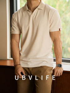 UBV | Breathable Cotton Small V-neck T-shirt