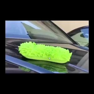 1pc Car Wash Glove Microfiber Chenille Car Wash Sponge Care Washing Detailing Brush Pad Multifunction Cleaning Tool