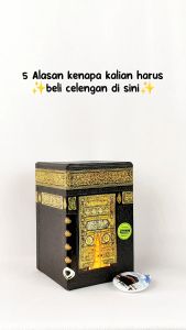 Celeengan Kabah Kakbah Premium: Souvenir Haji & Ulang Tahun Pernikahan