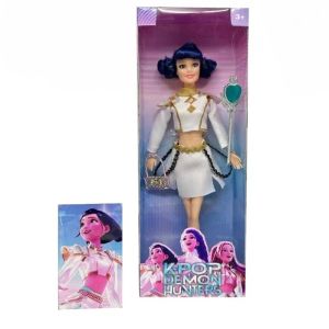 Hot Sell With Delicate Texture Anime 30CM KPop Demon Hunters Doll Vinyl Toy Rumi Mira Zoey Birthday Surprise Gift For Girls. +