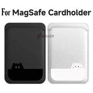 Luxury Fashion Creative Cartoon Pattern Couple Card Holder Magnetic For iPhone 17Pro For Samsung Galaxy For MagSafe Wallet Cover