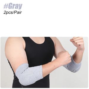 1Pair Elastic Elbow Pads Thickened Sponge Elbow Knee Protectors Guard Basketball Volleyball Sport Arm Sleeve Pad Adults Teens