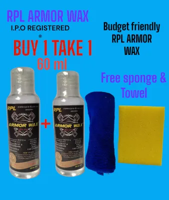 RPL ARMOR WAX 60ML Buy 1 take 1 PLUS 1 SPONGE 1 TOWEL