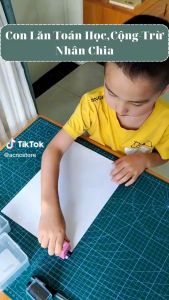 [Siêu Sale] Combo 2 con Lăn Tạo Phép Tính Toán Học Cộng Trừ Nhân Chia Cho Bé Học Toán Tiểu Học - Tặng kèm lọ mực