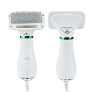 [SARAYANG DESIGN] "Local stock" Pet Hair Dryer 2 with Slicker Brush 2 Heat Settings One-Button Hair Removal Portable Dog Blower Professional Home Grooming Furry Drying for Small Large Cat Dog Portable