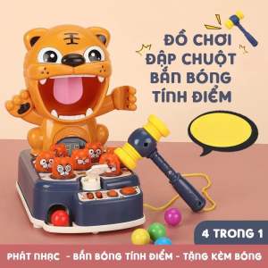 Bộ Đồ Chơi Đập Chuột Bắn Bóng Có Tính Điểm Và Có Nhạc Đồ Chơi Rèn Luyện Phản Xạ Và Tư Duy Cho Bé
