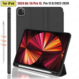 Funda Tablet Case for IPad Air 13 Inch M2 2024 Pro13 M4 IPad Pro 12.9 Inch 6th/5th/4th Generation Case with Pencil Slot Holder