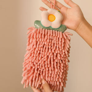 Khăn Lau Tay Treo Hình Hoa Mềm Mại Dễ Thương Siêu Thấm Nước Cho Phòng Tắm Và Nhà Bếp Khăn Lau Tay Treo Kiểu Nữ Asight