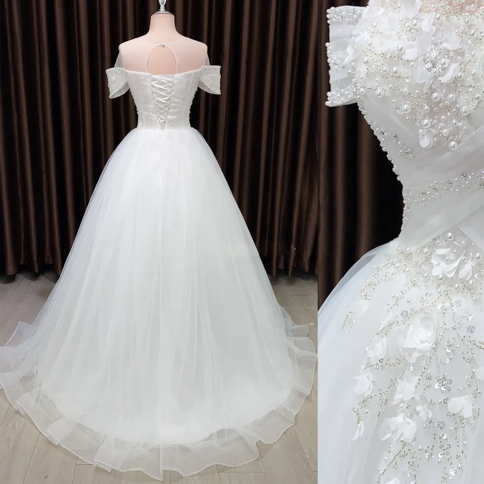 Váy cưới đi bàn-MA004 - VÁY CƯỚI CAO CẤP LINH NGA BRIDAL