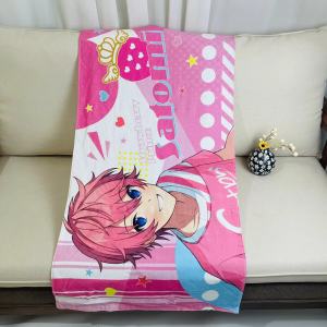 ผ้าขนหนูอาบน้ำผ้าฝ้ายแท้ Strawberry Prince Q Version หูสัตว์ ขนาด 60x120 นิ้ว สีสันสดใส เหมาะสำหรับทุกวัย