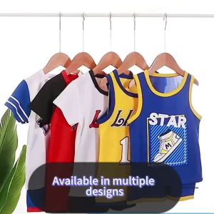 Local Stock: Kids Terno Basketball Jersey For 6-12 Years Old Boys