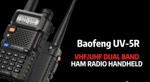 Baofeng BF-UV5R Walkie Talkie 5W 128Channels High Power Dual Band Two Way Radio Portable UHF/VHF Radio Long Range