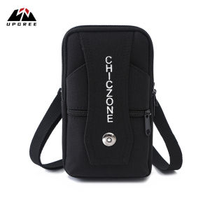 UPGREE กระเป๋าถือโทรศัพท์ความจุสี่ชั้นกระเป๋าขนาดใหญ่เอวกระเป๋าโทรศัพท์อเนกประสงค์พับเก็บกันน้ำกระเป๋าโทรศัพท์มือถือล่องหนกีฬากลางแจ้งกีฬาวิ่งรอบเอวกระเป๋า