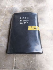 Terpal kolam ikan 3×4m HDPE Geomembran 300micron atau 03mm kualitas terbaik