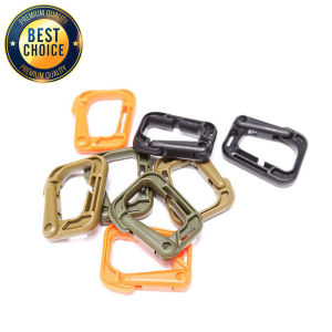 Outdoor camping tool D type ITW Grimloc MOLLE Locking EDC tactics backpack hanging Webbing hook Buckle for hiking