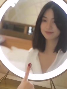 Shiok Living 🚀 40cm / 50cm LED Makeup Mirror Big with Smart Light Large Round Desktop Decor Face Fill Lamp 化妝镜子
