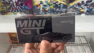 Mô Hình Xe MINI GT MGT01058 Box Version – Bugatti W16 Mistral Black 1/64