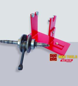 Stand dudukan senter bandul kruk as motor balancer  dudukan kruk as