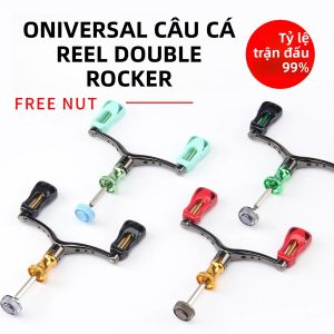 Tay Cầm Cần Câu Kim Loại HAUT TON CNC Thiết Kế Rỗng Nhiều Màu Sắc Tự Chế Thay Thế Cần Quay Cho Câu Cá