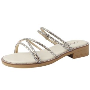 Josiny | Summer Sparkle Fine Strap Fairy Style Two Ways Roman Sandals