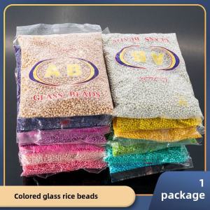 Colored Cream Glass Beads 450g Pack Loose Beads DIY Jewelry Handmade Cross Stitch Bracelet Necklace Accessories