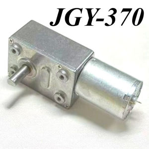 ZGY370 Worm Gear MotorJGY370 4632 DC 6V 12V 24V High Torgue Worm ReversibleTurbo Metal Geared Gear-box Reducer