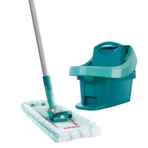 Leifheit Rotating Mop Bucket Set Quick Cleaning No Hand Wash 360 Degree Rotation Flat Mop Efficient Water Extraction German Quality